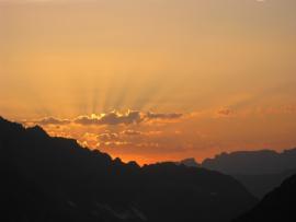 Traseul Contamine din Petites Jorasses{[]}Traseul Contamine din Petites Jorasses