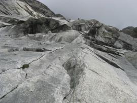 Traseul Contamine din Petites Jorasses{[]}Traseul Contamine din Petites Jorasses