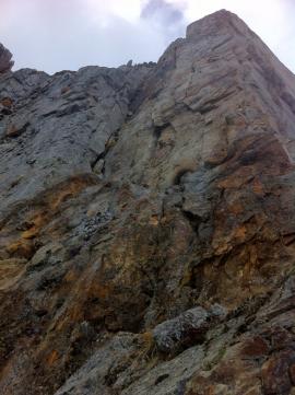 Traseu nou pe Le Brevent (Aguilles Rouges, masivul Mont Blanc){[]}Traseu nou pe Le Brevent