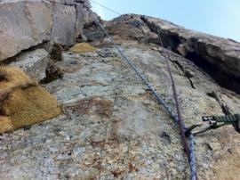 Traseu nou pe Le Brevent (Aguilles Rouges, masivul Mont Blanc){[]}Traseu nou pe Le Brevent