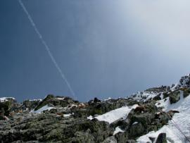 Peretele NV al vf. Vanatoarea lui Buteanu iarna{[]}Peretele NV al vf. Vanatoarea lui Buteanu iarna