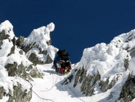 Peretele NV al vf. Vanatoarea lui Buteanu iarna{[]}Peretele NV al vf. Vanatoarea lui Buteanu iarna